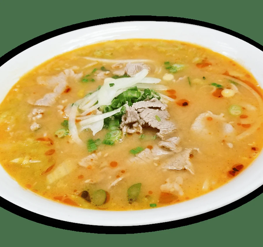 Satay peanut beef noodle soup at Golden Bell Richmond Calgary