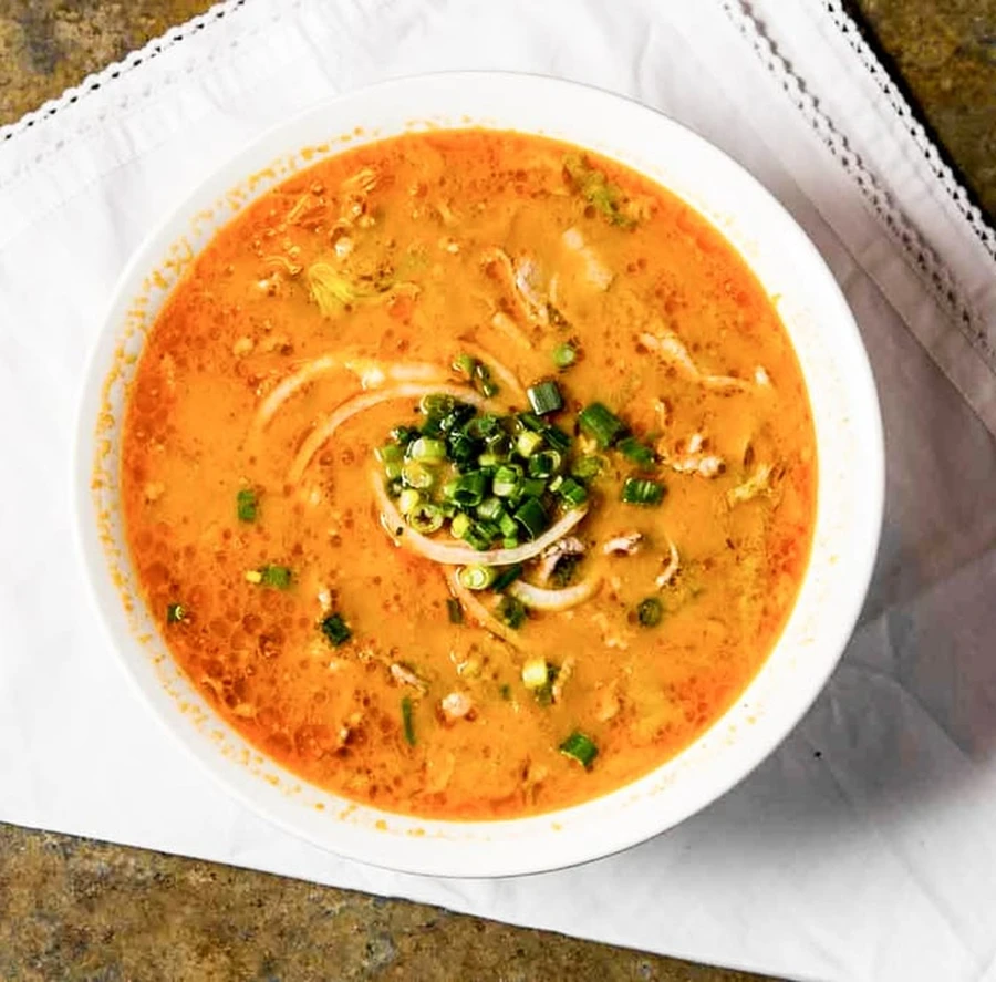 Satay Seafood Noodle Soup at Golden Bell Richmond Calgary